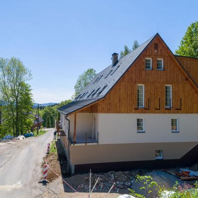 Apartmany Haslerka postup vystavby